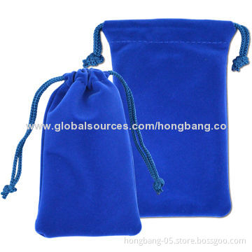 Microfiber Mobile Phone Pouches with SGS Mark, Reusable and Washable
